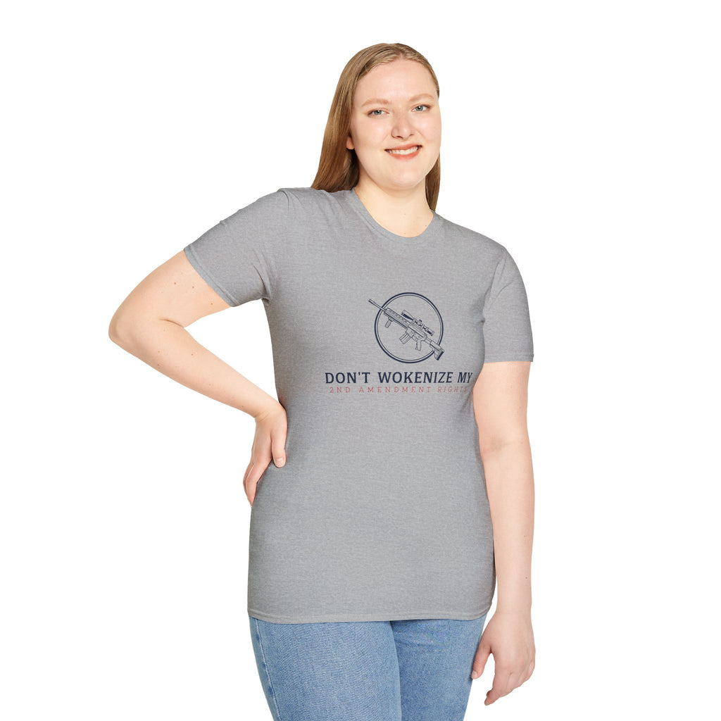 Don't Wokenize My AR-Style Rifle T-Shirt — Anti-Woke Gun Rights Tee