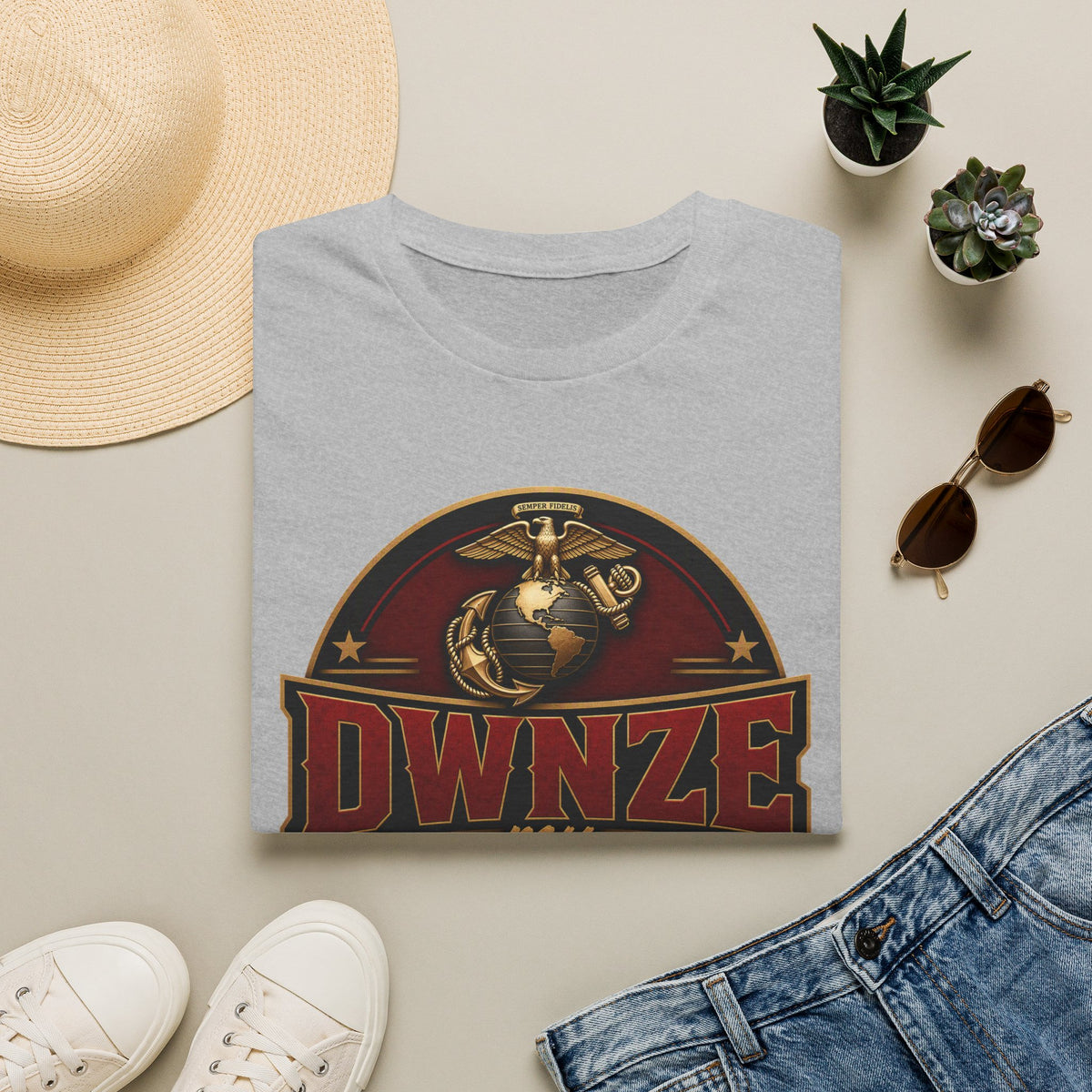 DWNZE Marines Emblem T-Shirt
