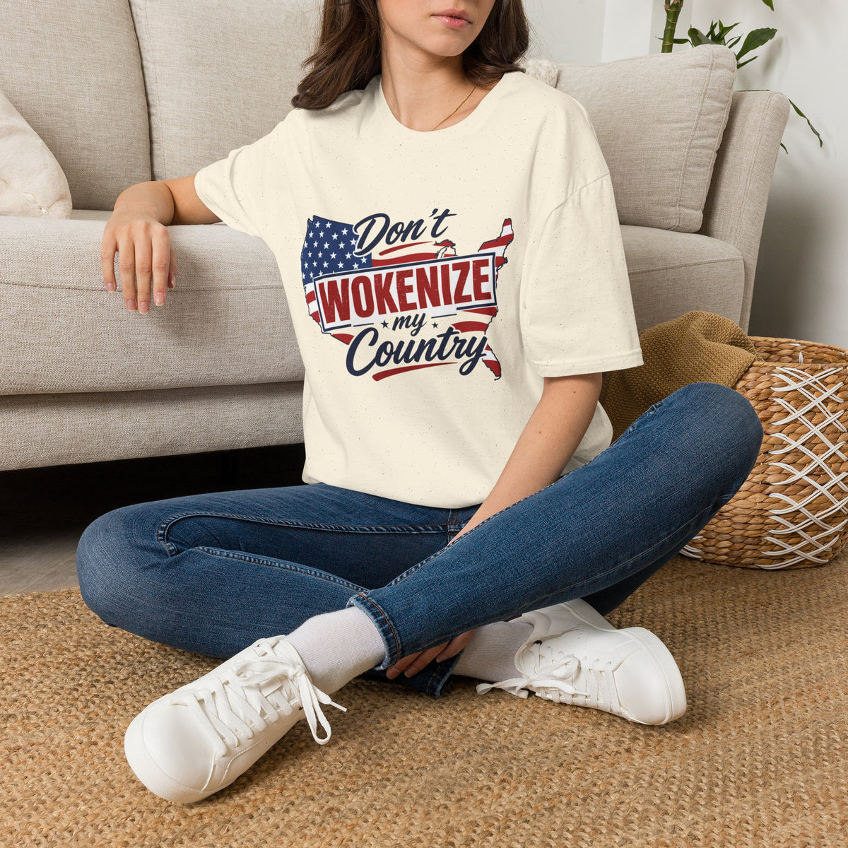 Don't Wokenize My Country T-Shirt – Patriotic USA Graphic Tee