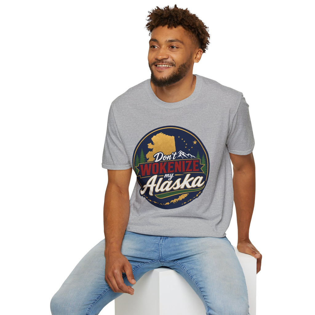 Don't Wokenize Alaska T-Shirt — Vintage Alaska Graphic Tee