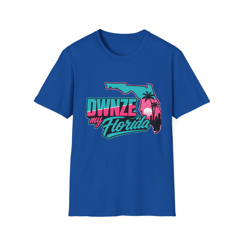 Florida Retro Palm T-Shirt — "DWNZE my Florida" Vintage Beach Tee
