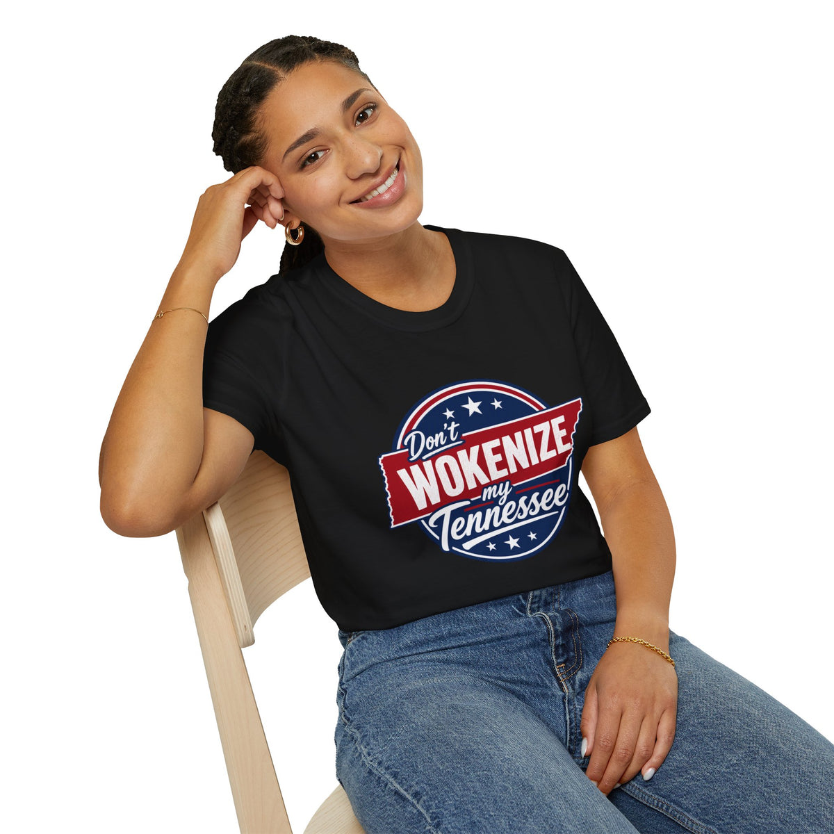 T-Shirt — "Don't Wokenize My Tennessee" Vintage Patriotic Graphic Tee