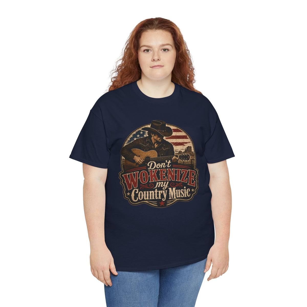 Country Music Tee - "Don't Wokenize My Country Music" Graphic T-Shirt