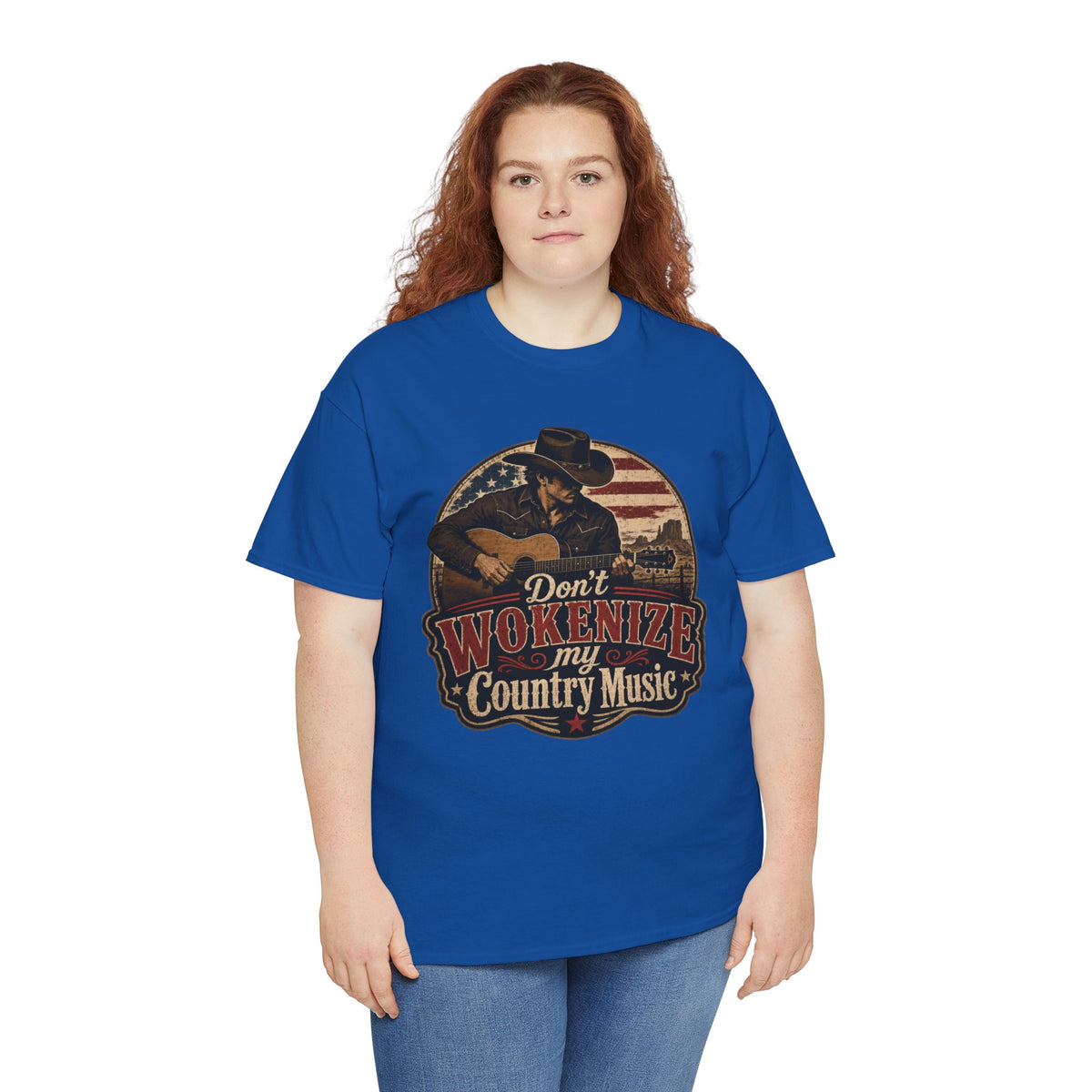 Country Music Tee - "Don't Wokenize My Country Music" Graphic T-Shirt