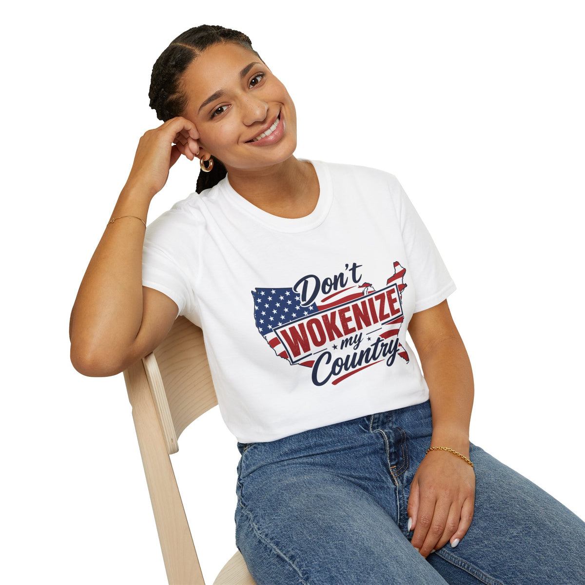 Don't Wokenize My Country T-Shirt – Patriotic USA Graphic Tee