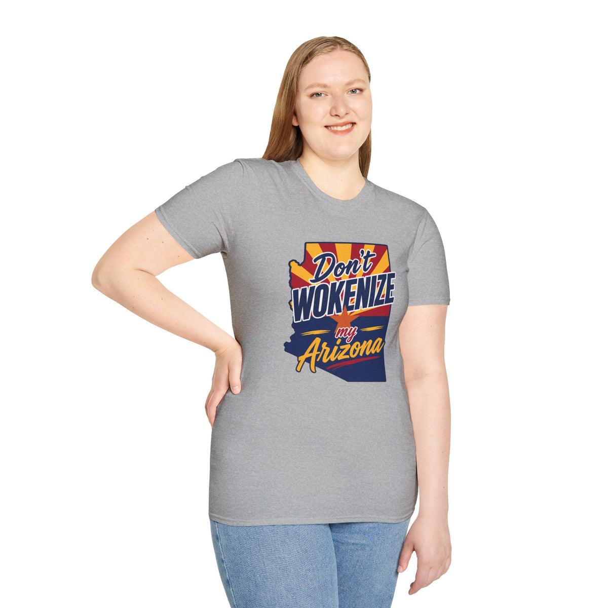 Arizona T-Shirt — "Don't Wokenize My Arizona" Retro State Pride Tee