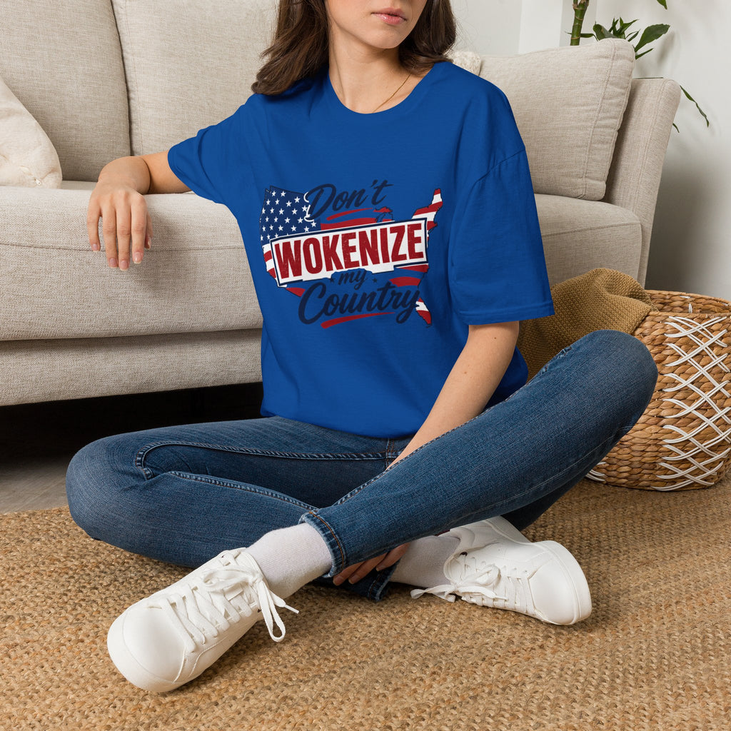 Don't Wokenize My Country T-Shirt – Patriotic USA Graphic Tee