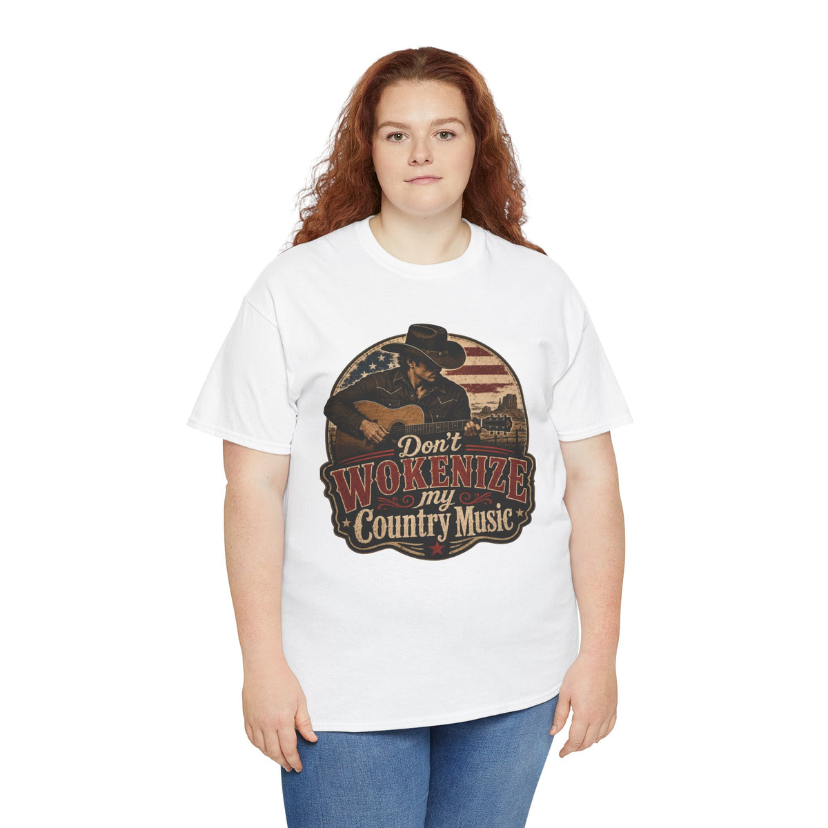 Country Music Tee - "Don't Wokenize My Country Music" Graphic T-Shirt