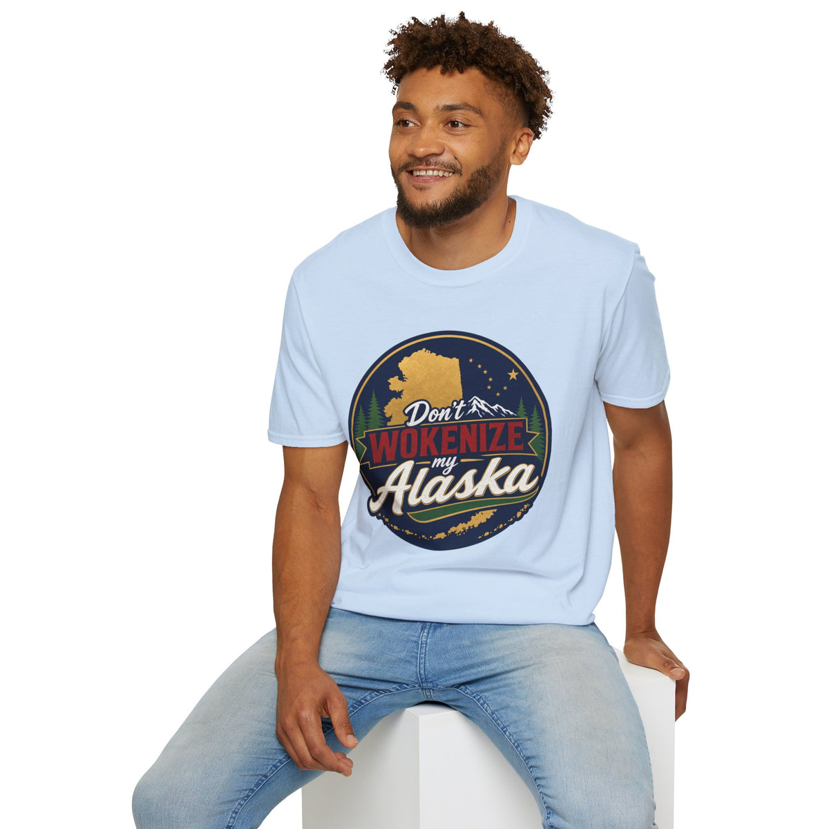 Don't Wokenize Alaska T-Shirt — Vintage Alaska Graphic Tee
