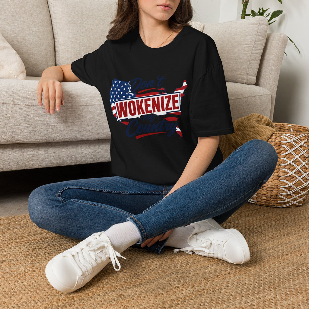 Don't Wokenize My Country T-Shirt – Patriotic USA Graphic Tee