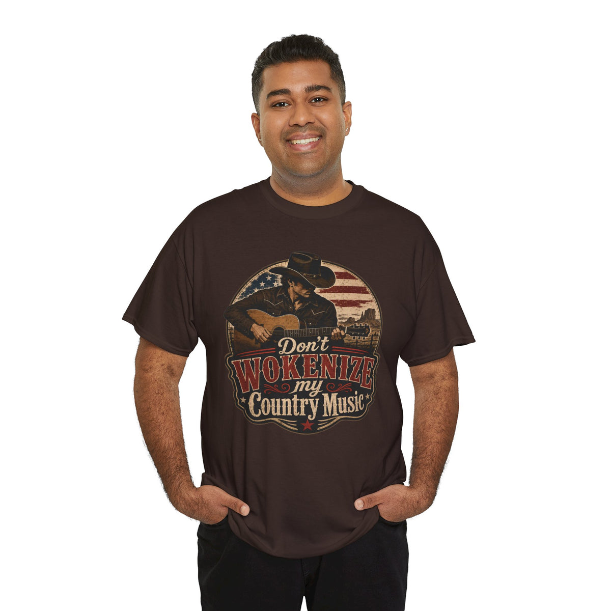 Country Music Tee - "Don't Wokenize My Country Music" Graphic T-Shirt