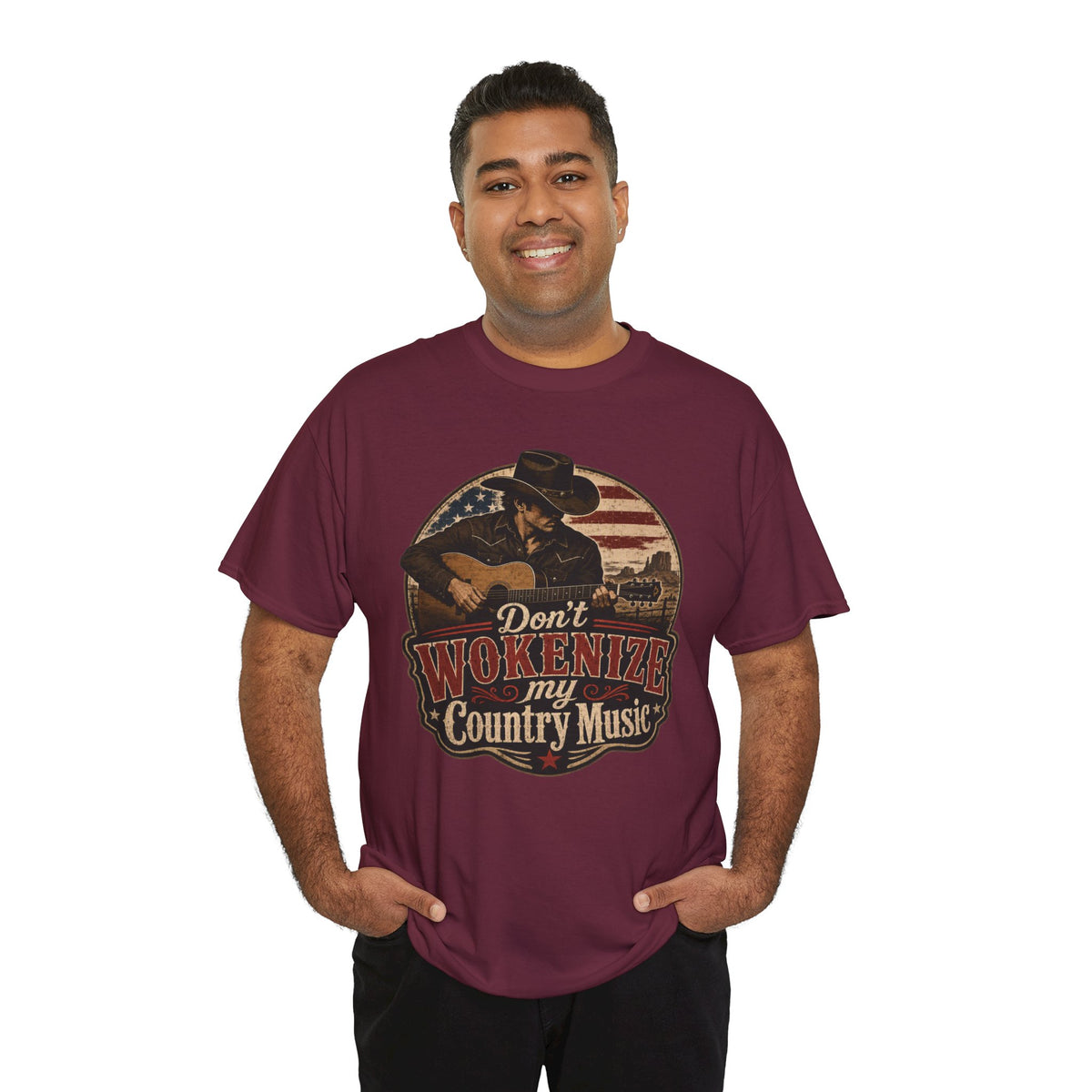 Country Music Tee - "Don't Wokenize My Country Music" Graphic T-Shirt