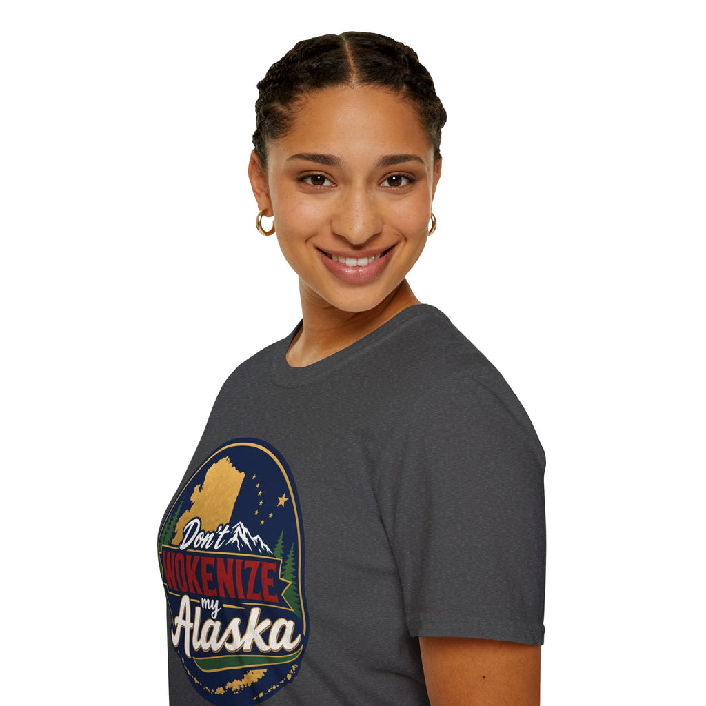 Don't Wokenize Alaska T-Shirt — Vintage Alaska Graphic Tee