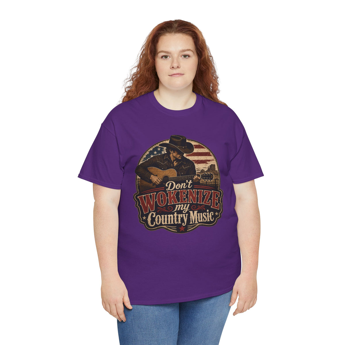 Country Music Tee - "Don't Wokenize My Country Music" Graphic T-Shirt