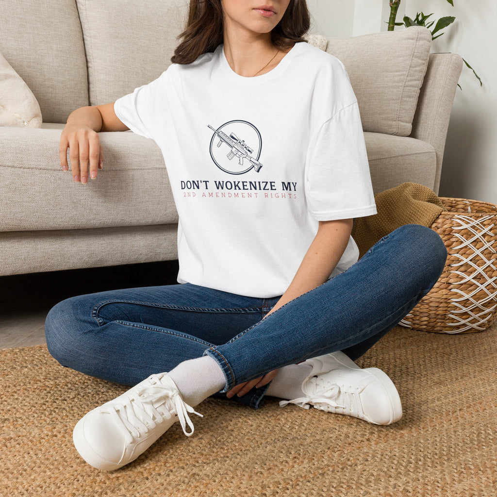 Don't Wokenize My AR-Style Rifle T-Shirt — Anti-Woke Gun Rights Tee