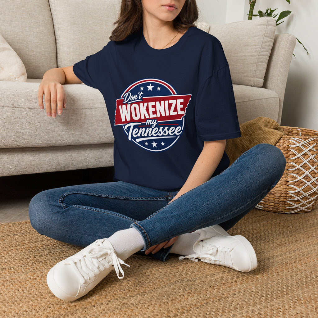 T-Shirt — "Don't Wokenize My Tennessee" Vintage Patriotic Graphic Tee