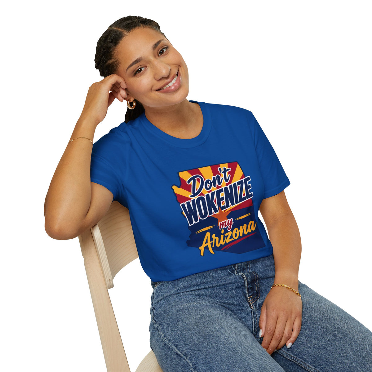 Arizona T-Shirt — "Don't Wokenize My Arizona" Retro State Pride Tee