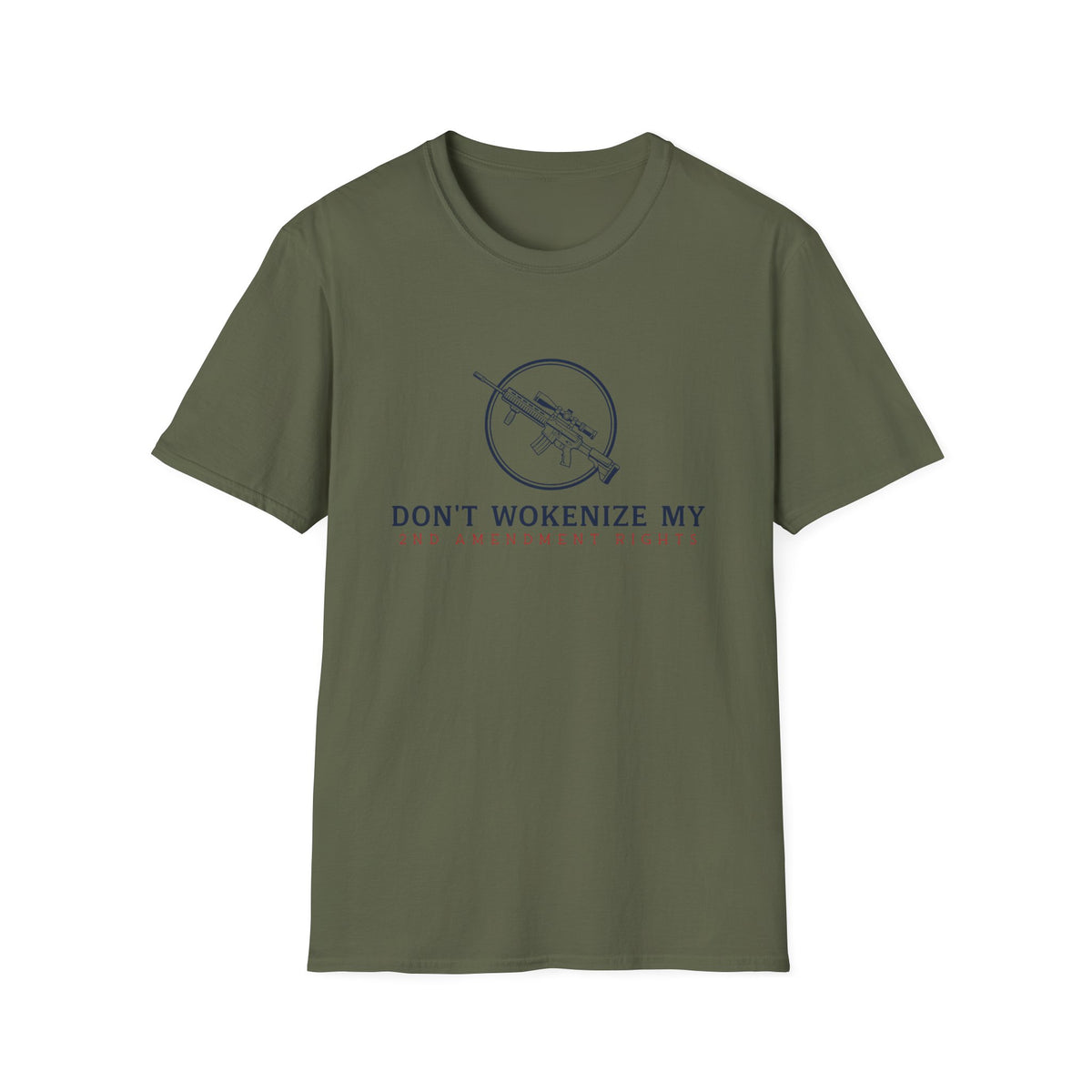 Don't Wokenize My AR-Style Rifle T-Shirt — Anti-Woke Gun Rights Tee
