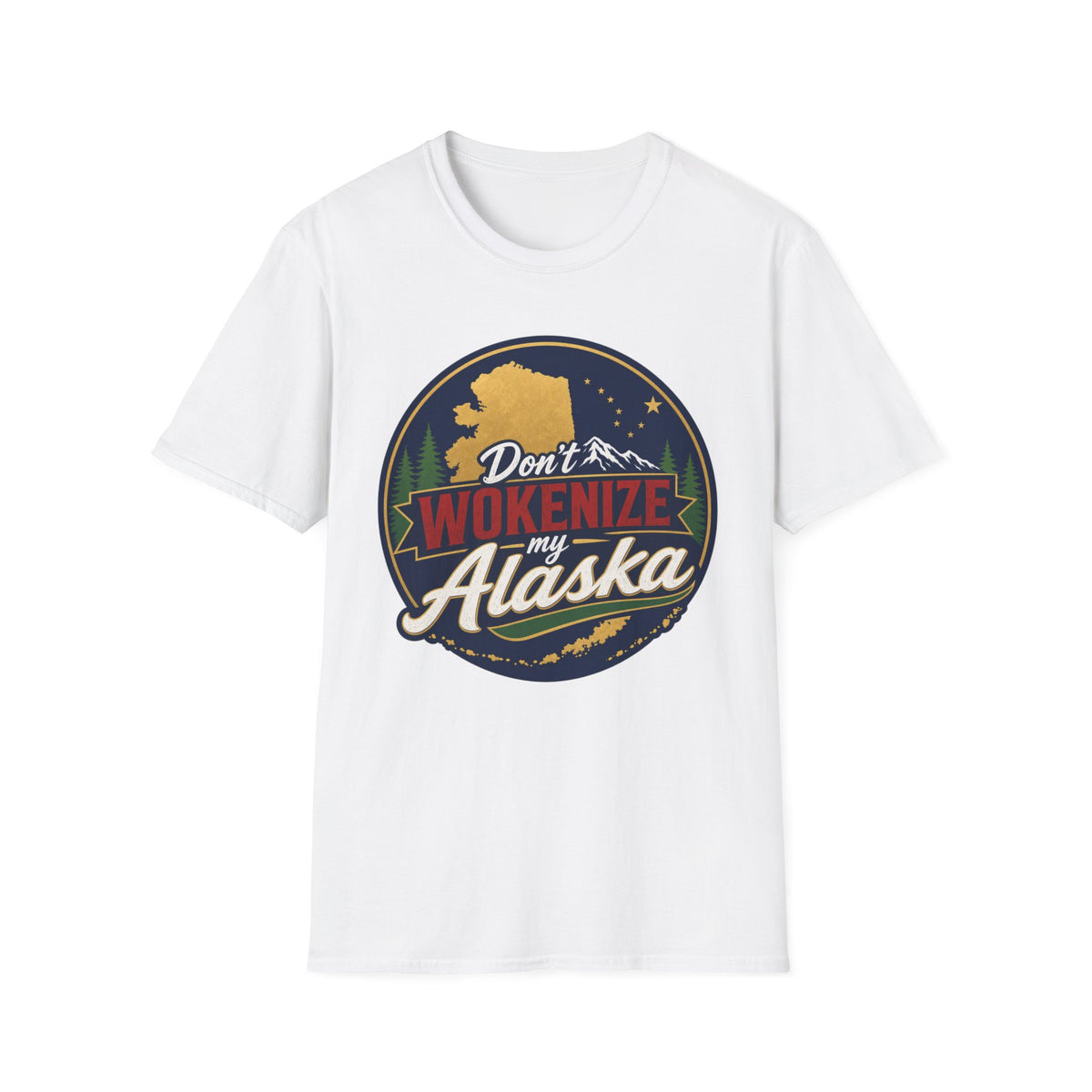 Don't Wokenize Alaska T-Shirt — Vintage Alaska Graphic Tee