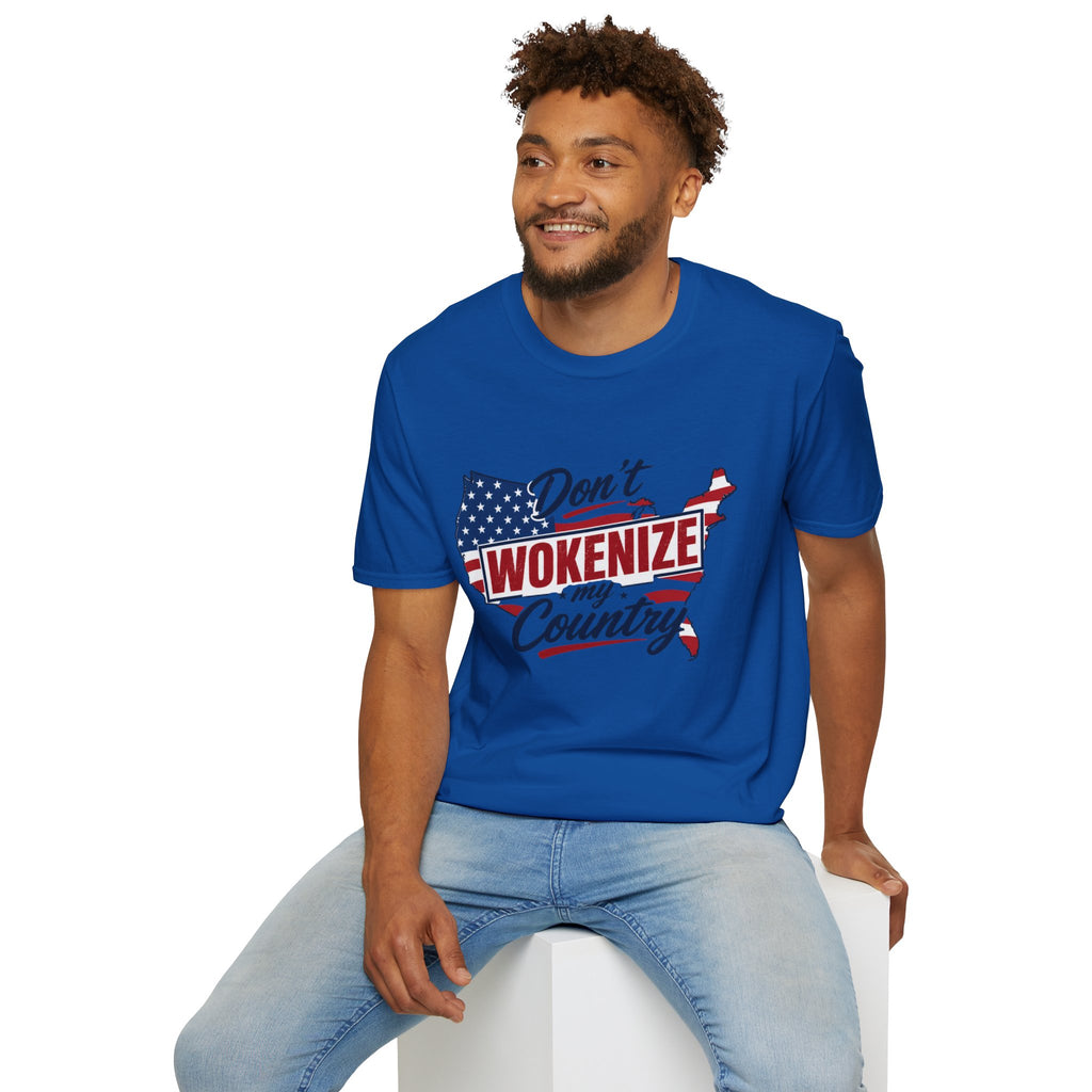Don't Wokenize My Country T-Shirt – Patriotic USA Graphic Tee