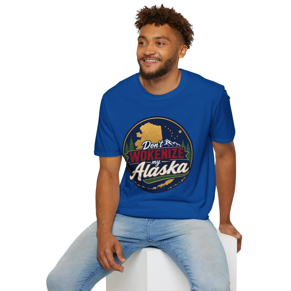 Don't Wokenize Alaska T-Shirt — Vintage Alaska Graphic Tee