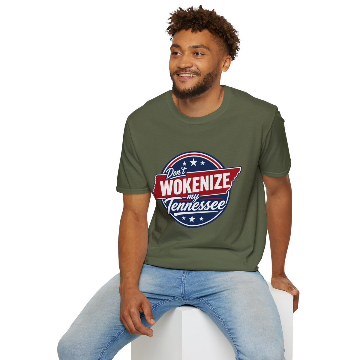 T-Shirt — "Don't Wokenize My Tennessee" Vintage Patriotic Graphic Tee