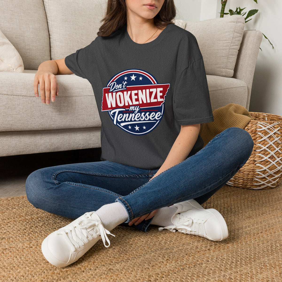 T-Shirt — "Don't Wokenize My Tennessee" Vintage Patriotic Graphic Tee