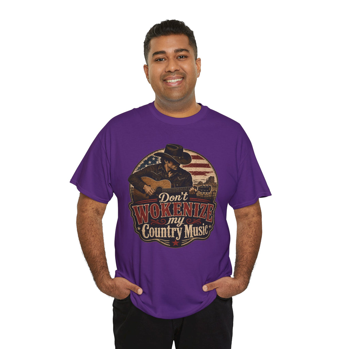 Country Music Tee - "Don't Wokenize My Country Music" Graphic T-Shirt