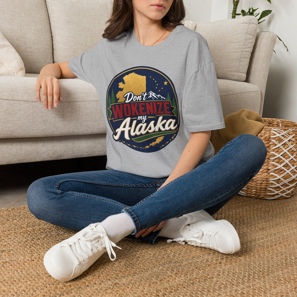 Don't Wokenize Alaska T-Shirt — Vintage Alaska Graphic Tee