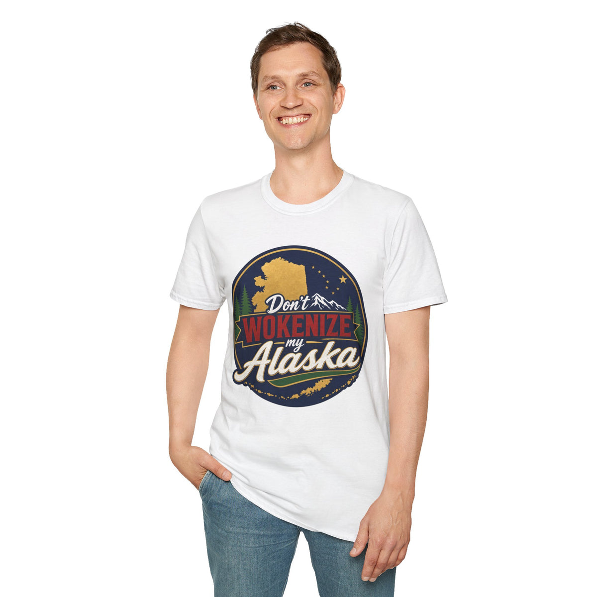 Don't Wokenize Alaska T-Shirt — Vintage Alaska Graphic Tee