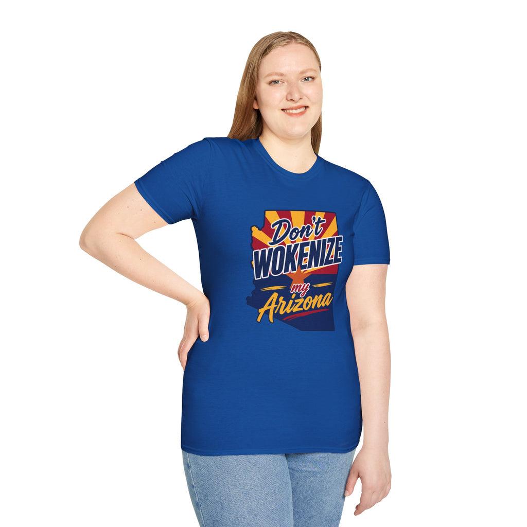 Arizona T-Shirt — "Don't Wokenize My Arizona" Retro State Pride Tee