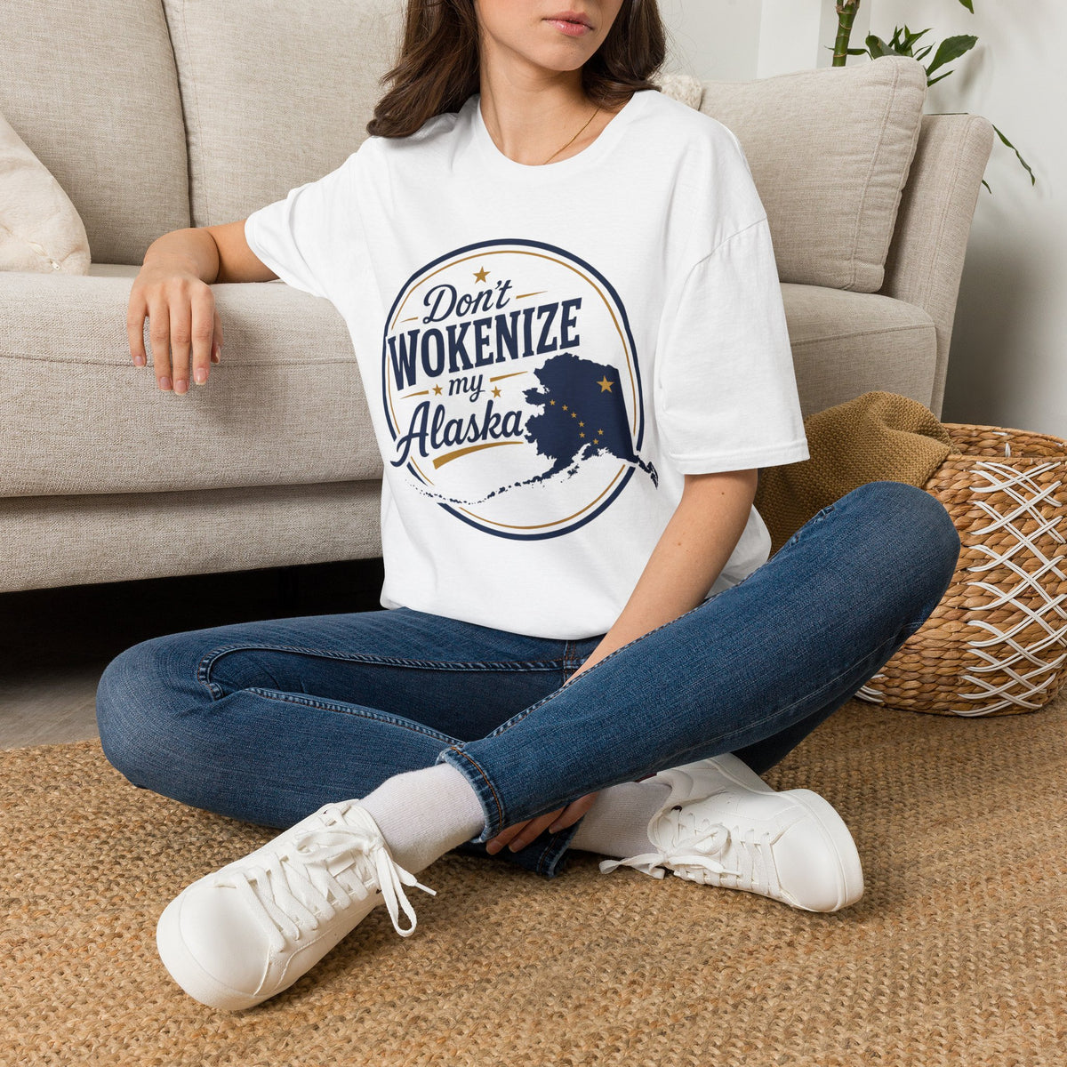 Don't Wokenize My Alaska T-Shirt — Political Statement Graphic Tee