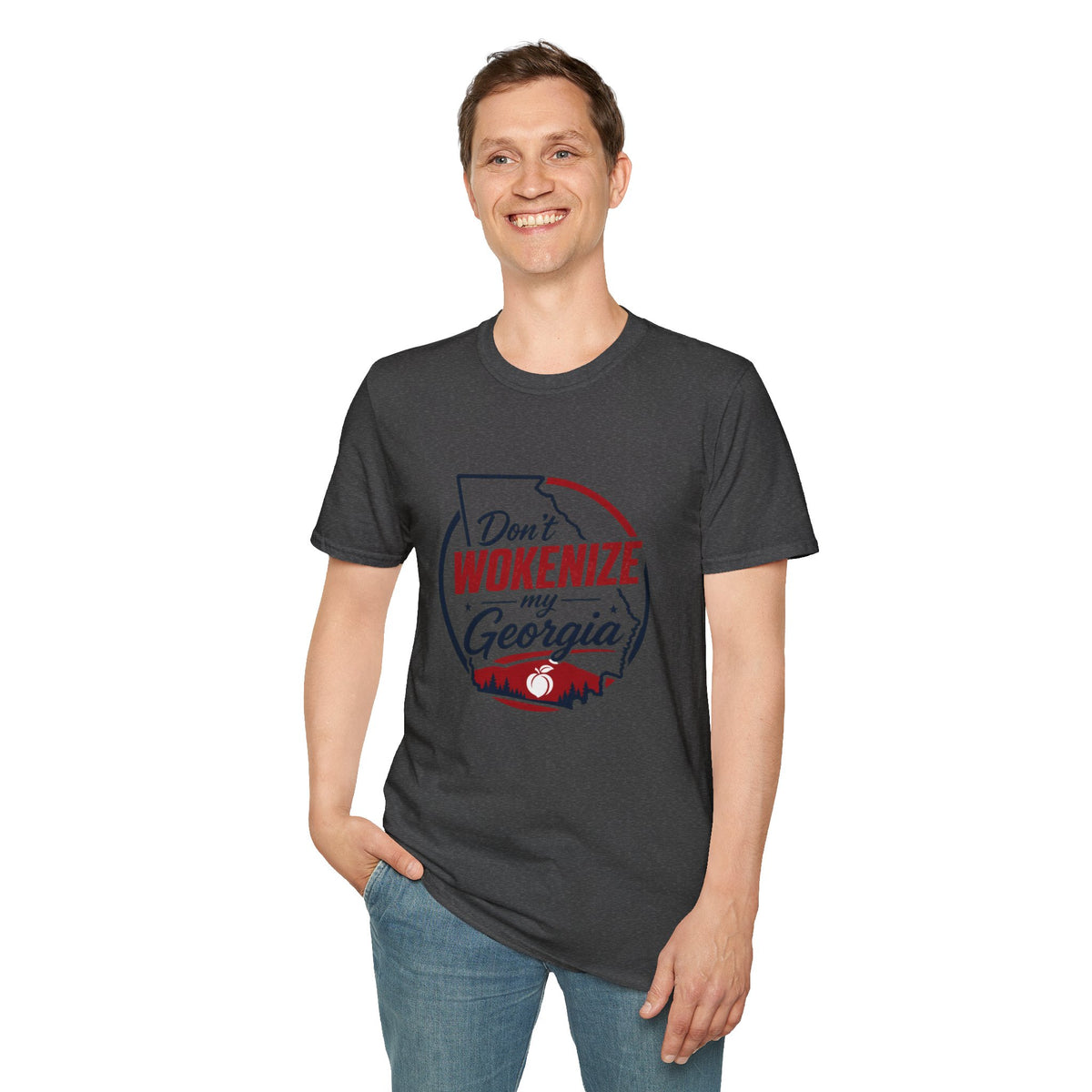 Don't Wokenize My Georgia T-Shirt — Political Statement Tee for Georgia Pride