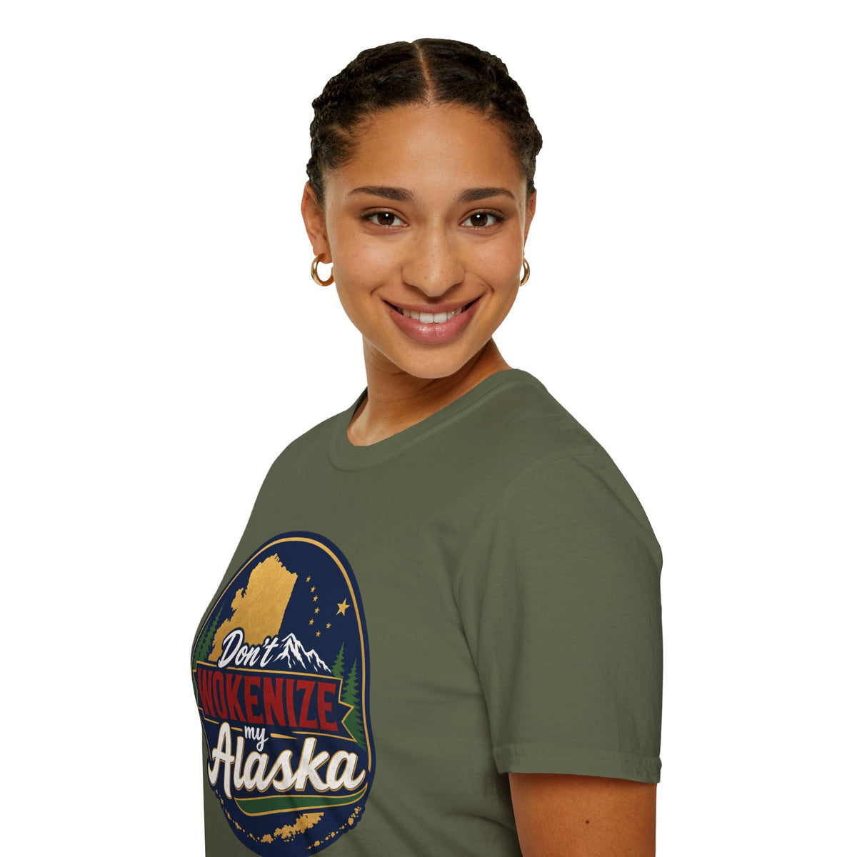 Don't Wokenize Alaska T-Shirt — Vintage Alaska Graphic Tee
