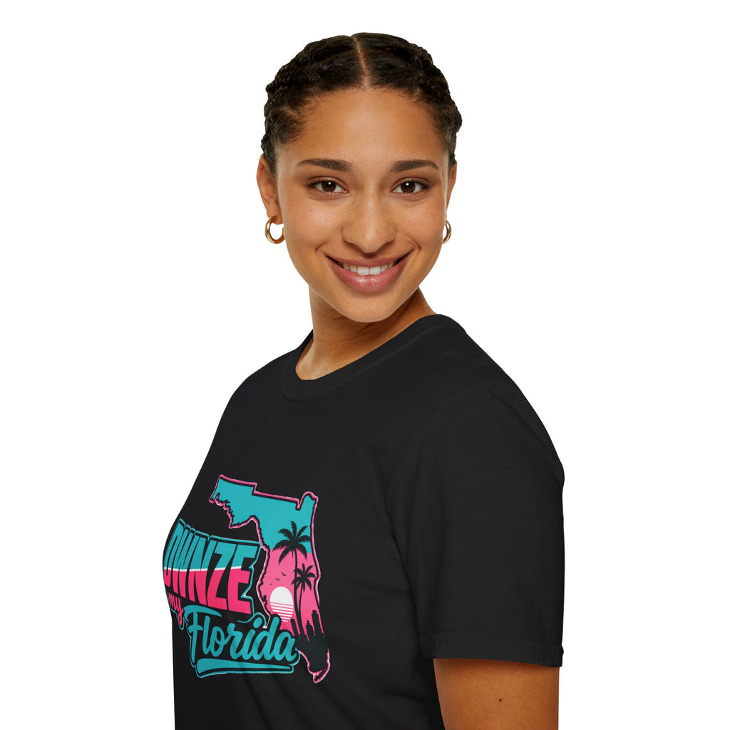 Florida Retro Palm T-Shirt — "DWNZE my Florida" Vintage Beach Tee