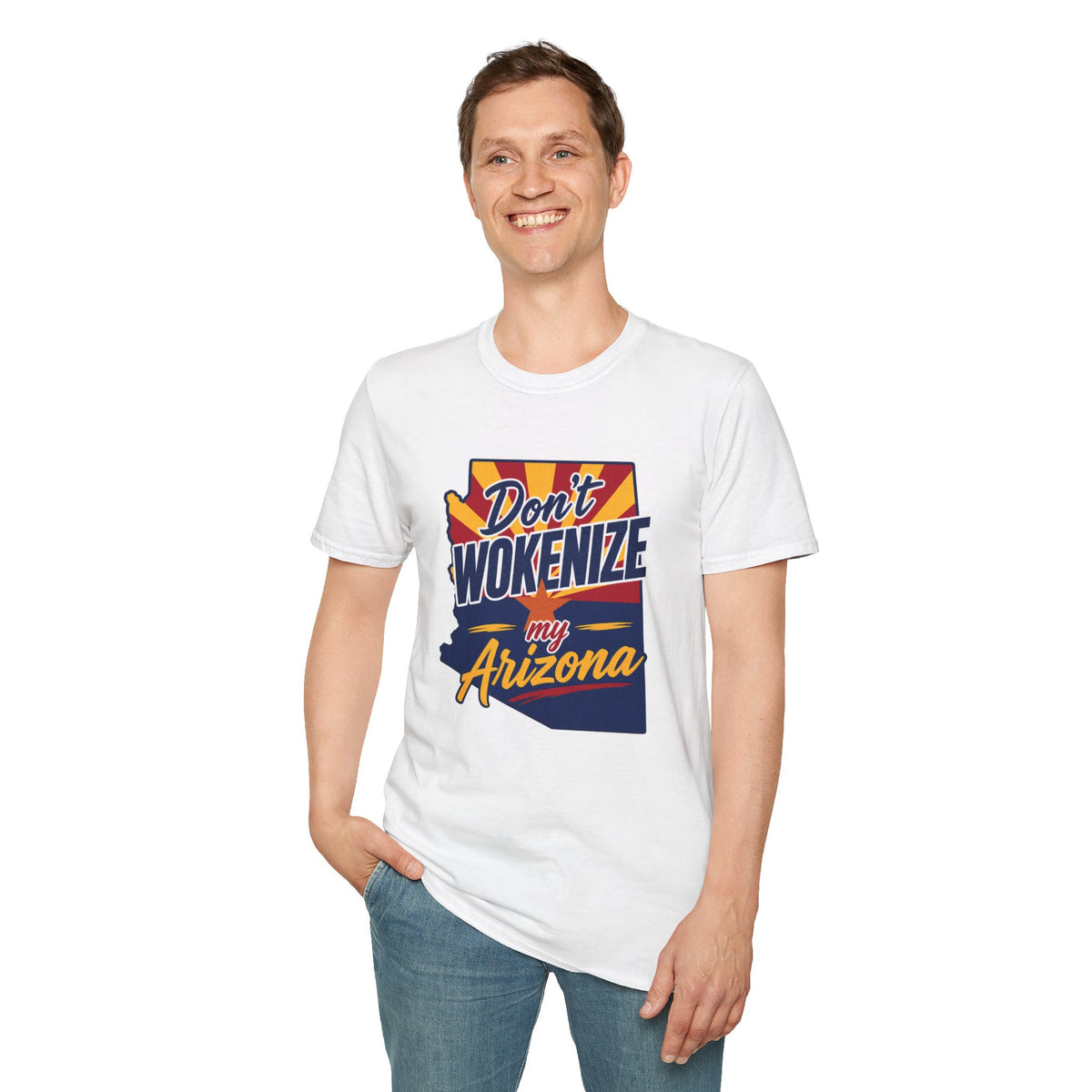 Arizona T-Shirt — "Don't Wokenize My Arizona" Retro State Pride Tee