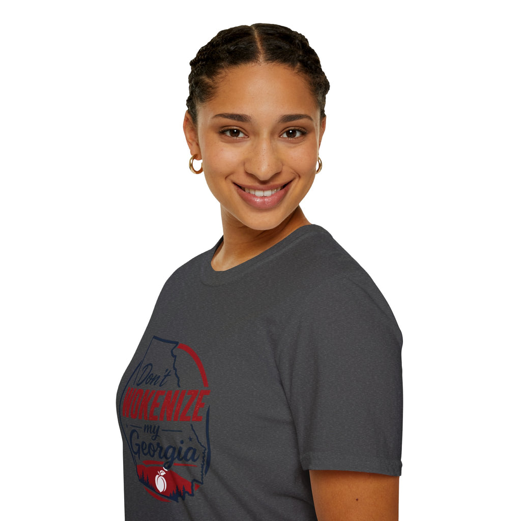Don't Wokenize My Georgia T-Shirt — Political Statement Tee for Georgia Pride
