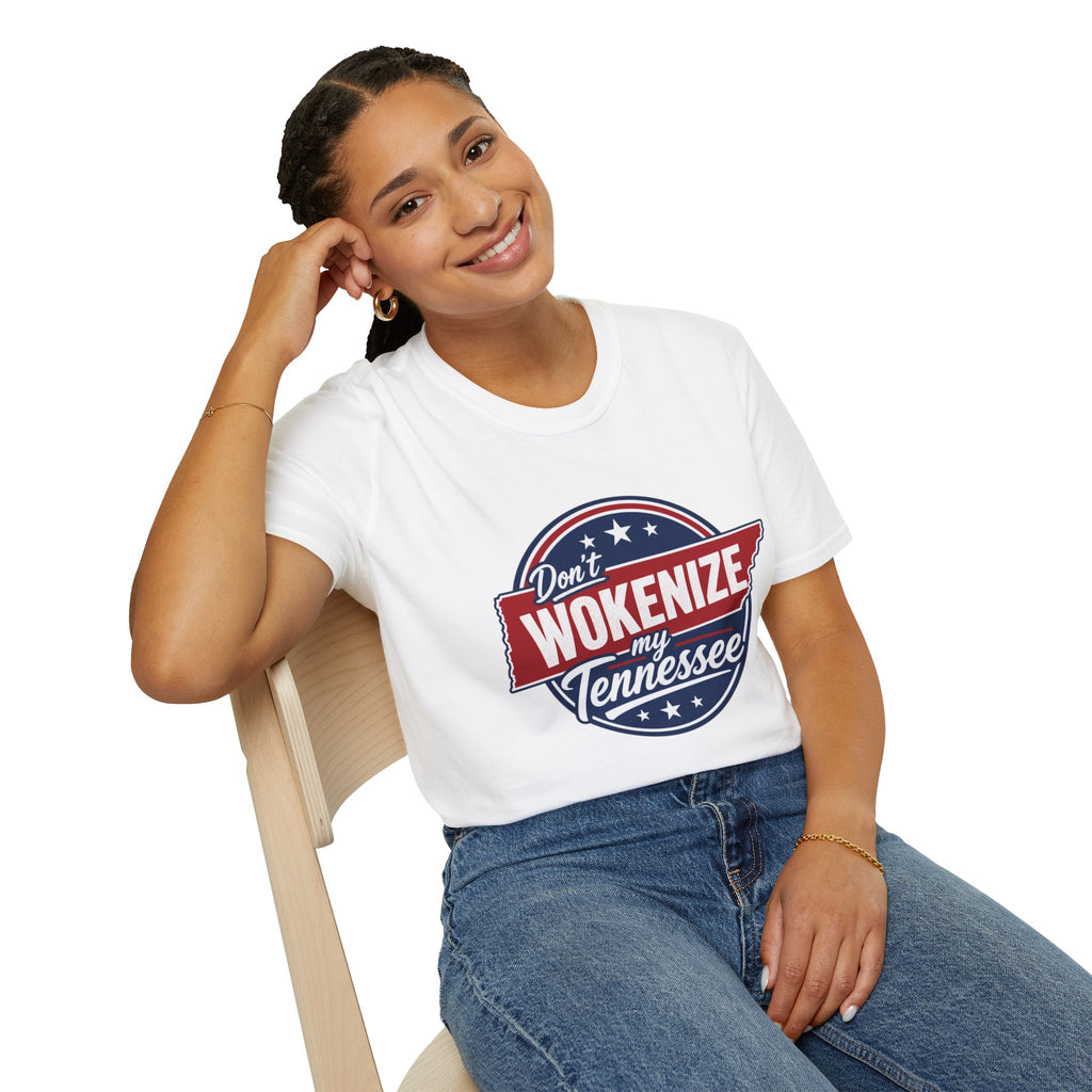 T-Shirt — "Don't Wokenize My Tennessee" Vintage Patriotic Graphic Tee