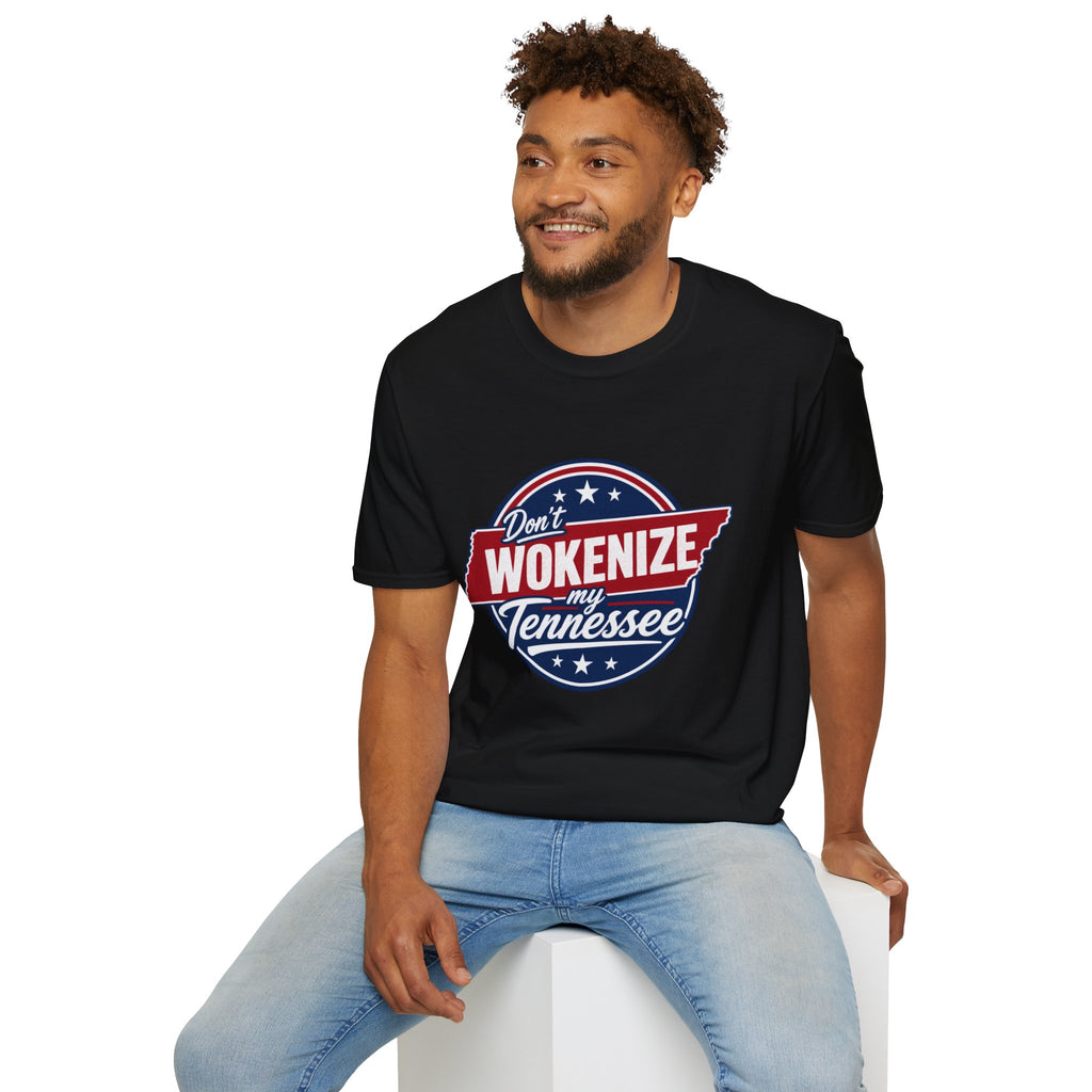 T-Shirt — "Don't Wokenize My Tennessee" Vintage Patriotic Graphic Tee