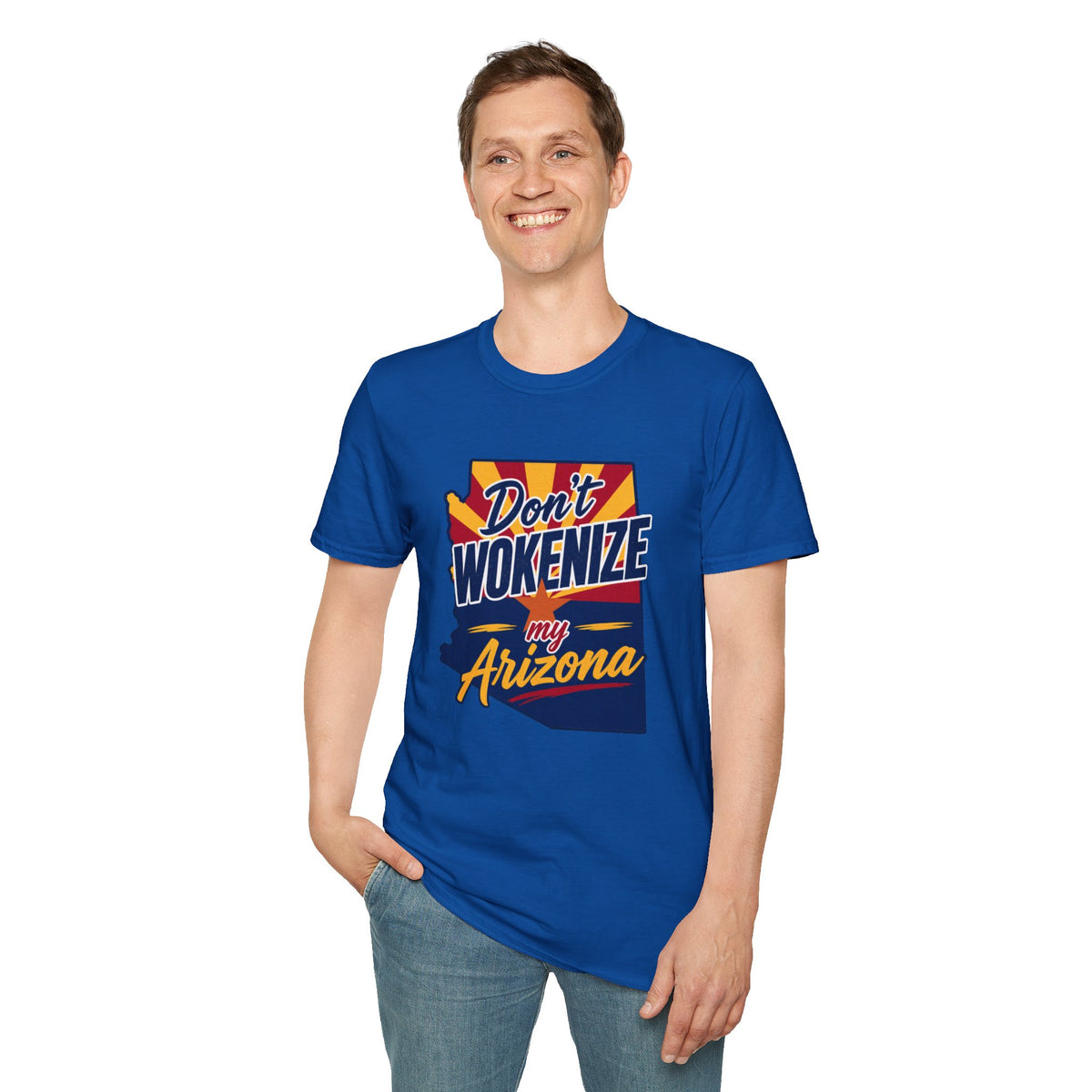 Arizona T-Shirt — "Don't Wokenize My Arizona" Retro State Pride Tee