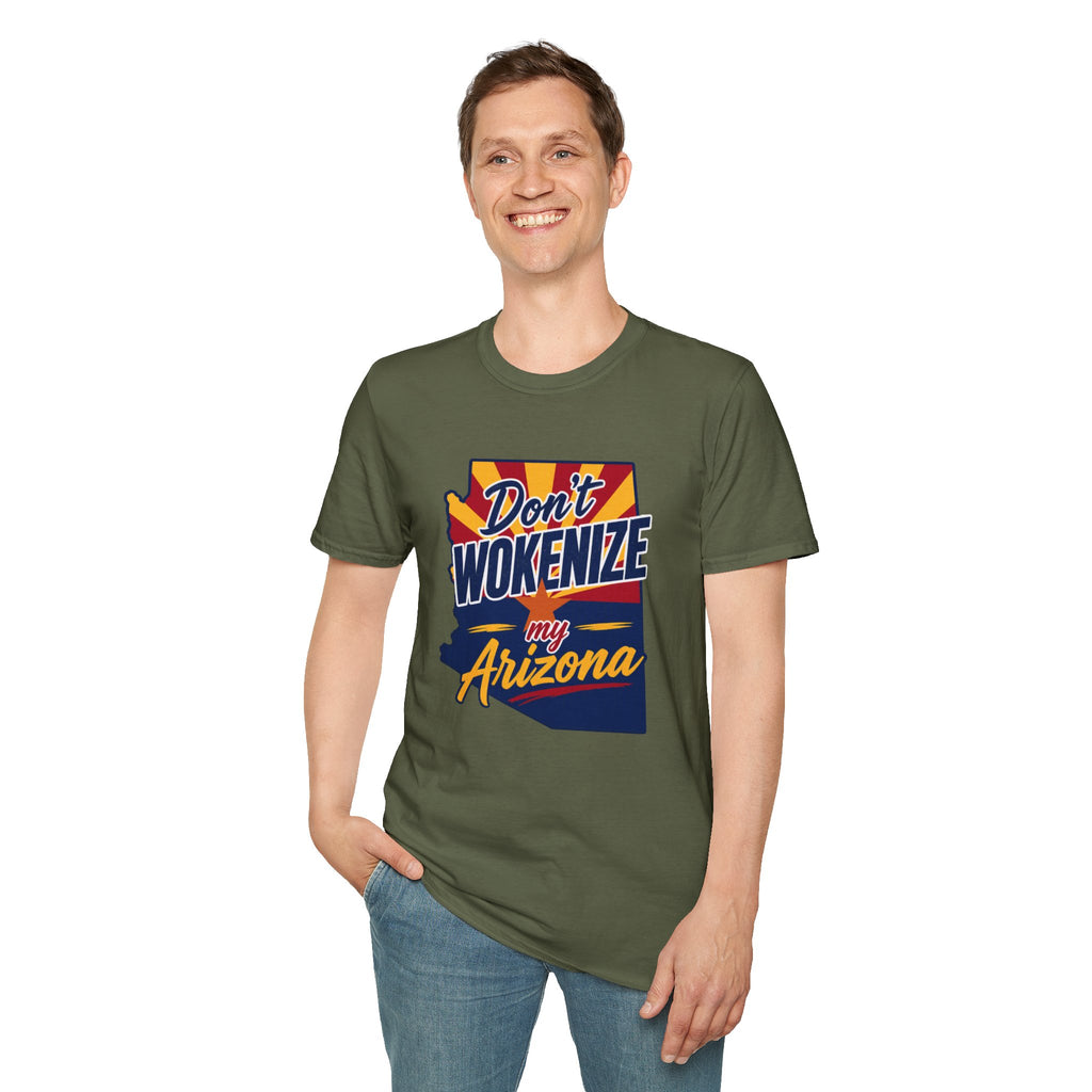 Arizona T-Shirt — "Don't Wokenize My Arizona" Retro State Pride Tee