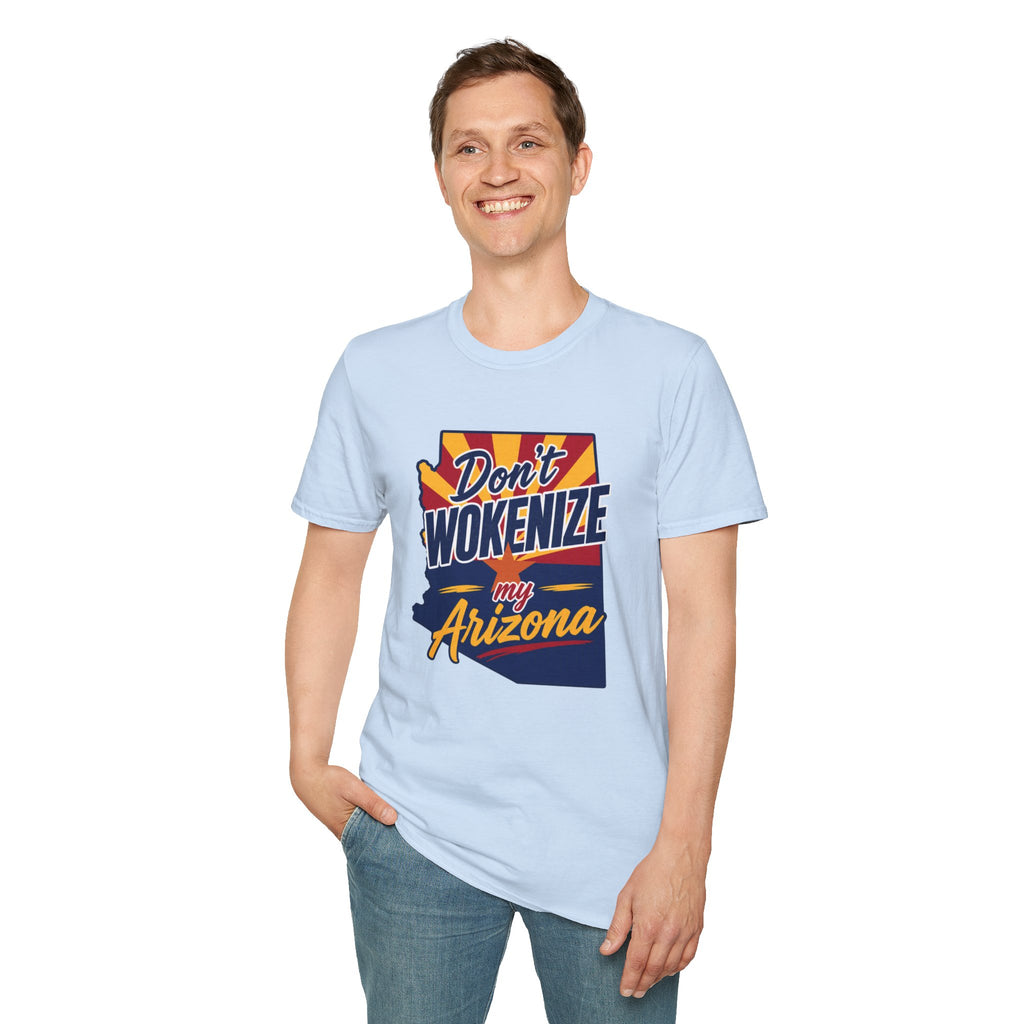 Arizona T-Shirt — "Don't Wokenize My Arizona" Retro State Pride Tee