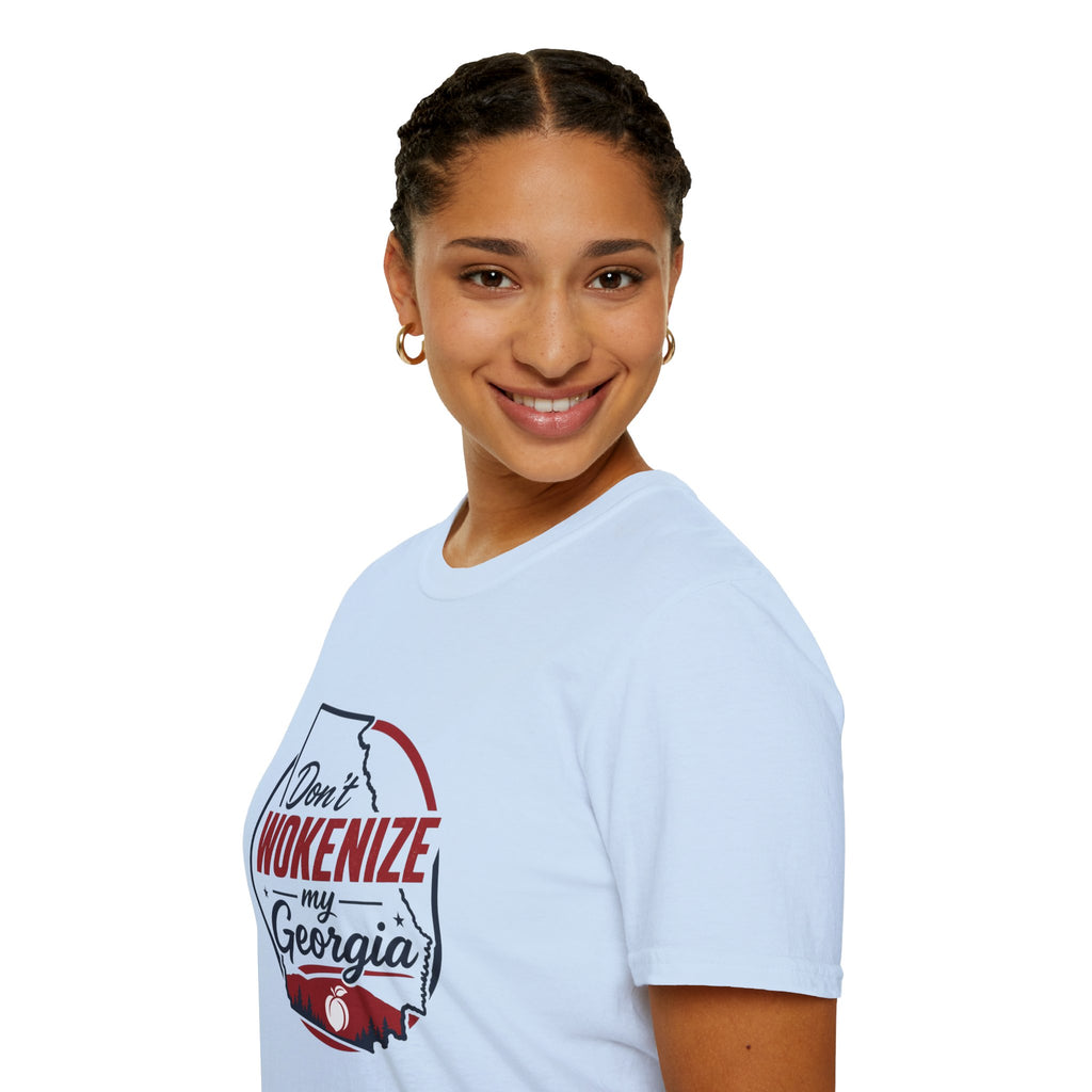 Don't Wokenize My Georgia T-Shirt — Political Statement Tee for Georgia Pride