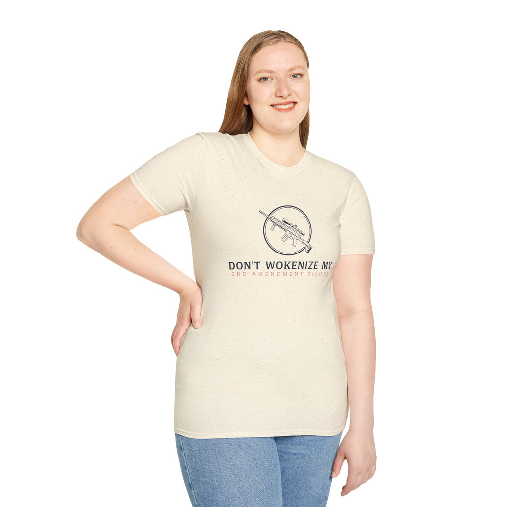 Don't Wokenize My AR-Style Rifle T-Shirt — Anti-Woke Gun Rights Tee