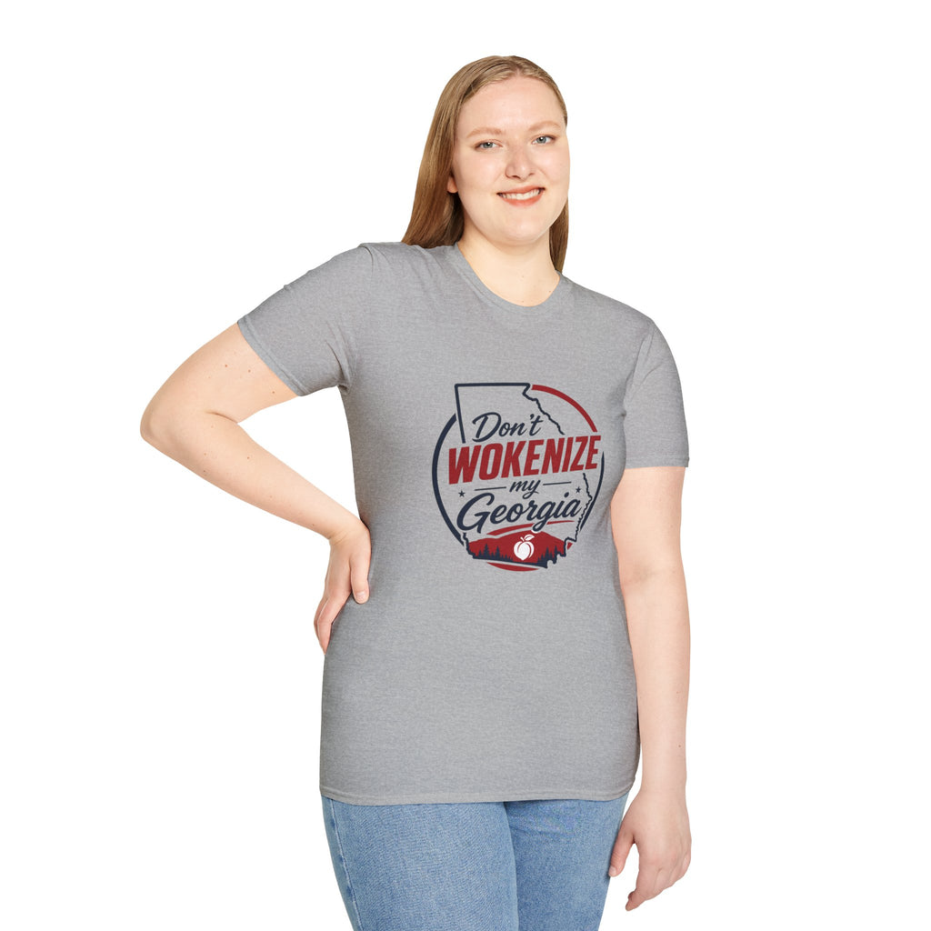 Don't Wokenize My Georgia T-Shirt — Political Statement Tee for Georgia Pride