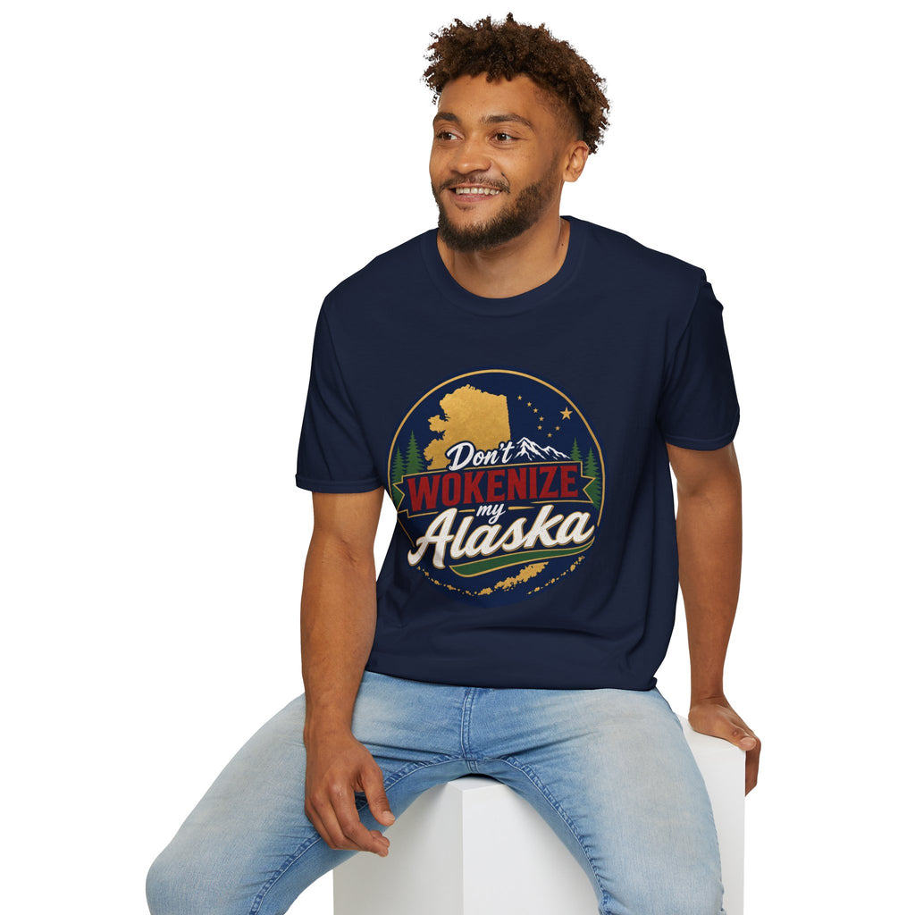 Don't Wokenize Alaska T-Shirt — Vintage Alaska Graphic Tee