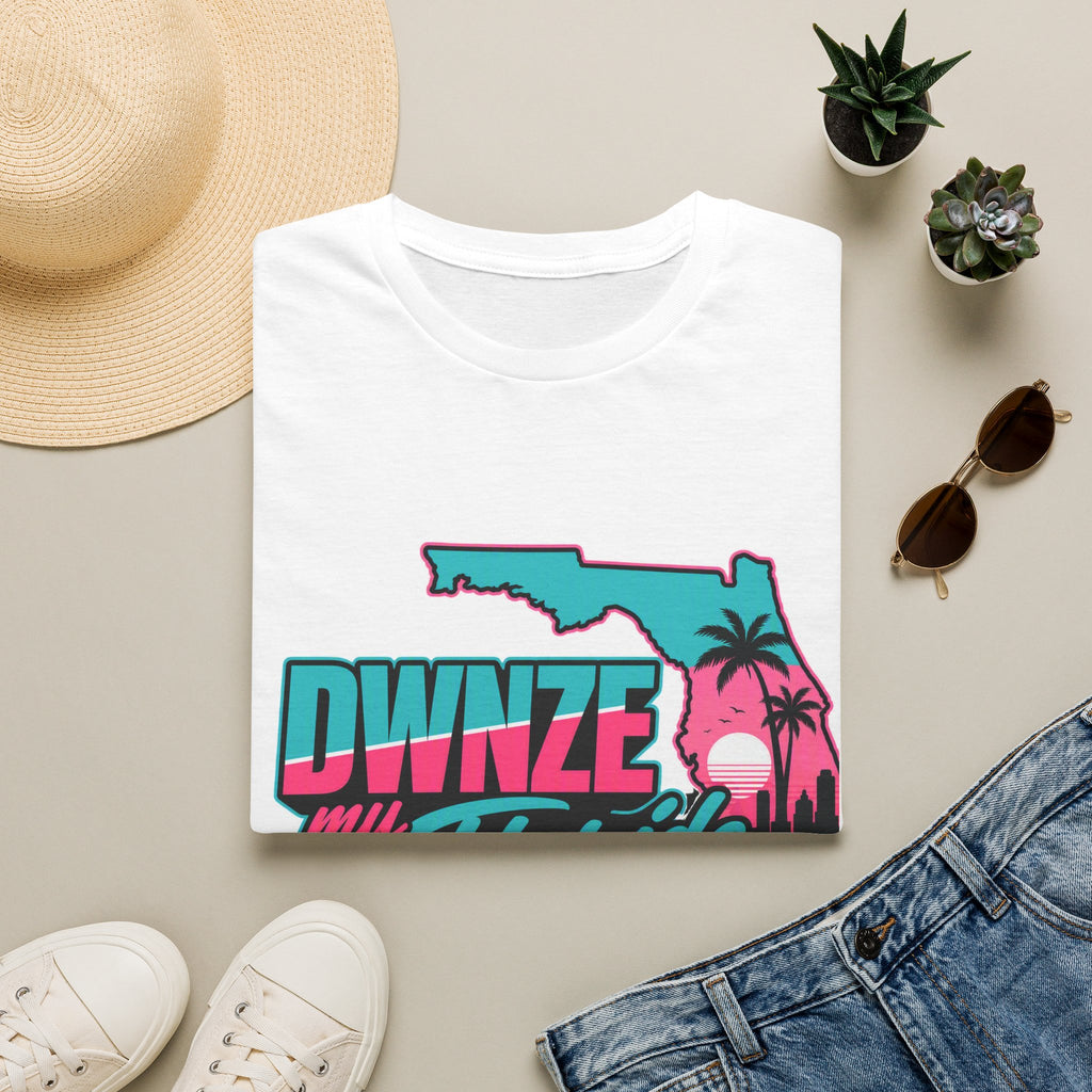 Florida Retro Palm T-Shirt — "DWNZE my Florida" Vintage Beach Tee