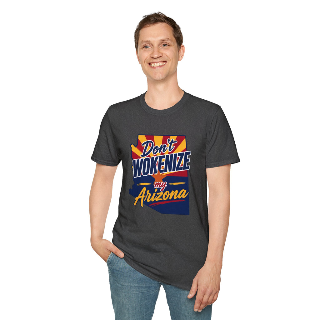 Arizona T-Shirt — "Don't Wokenize My Arizona" Retro State Pride Tee