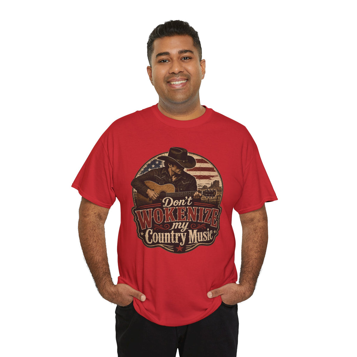 Country Music Tee - "Don't Wokenize My Country Music" Graphic T-Shirt