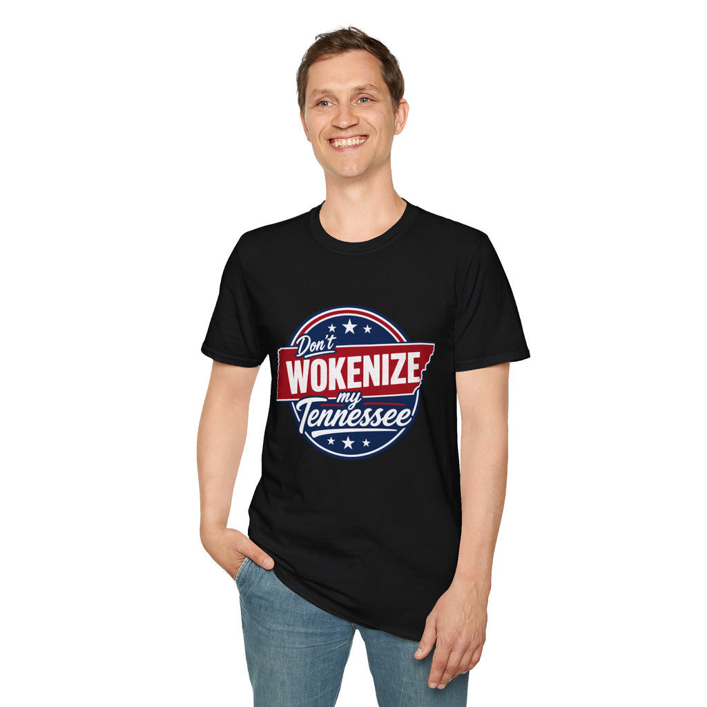 T-Shirt — "Don't Wokenize My Tennessee" Vintage Patriotic Graphic Tee